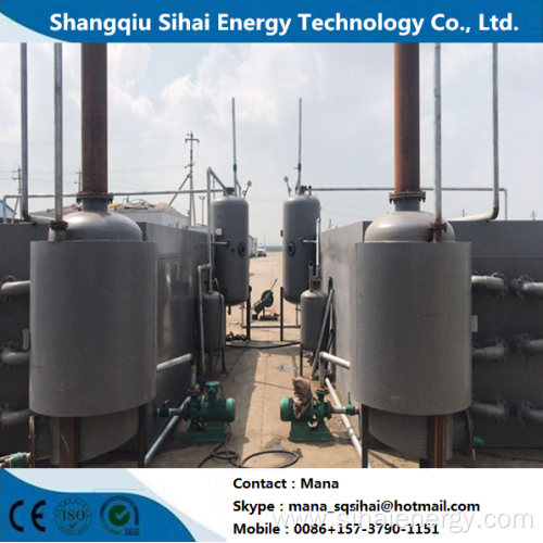 Pyrolysis Machine of Waste Rubber with Cooling System